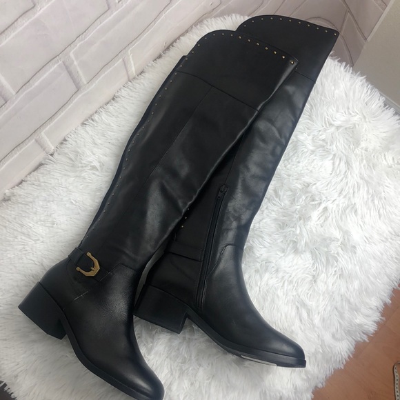 Gibson&Latimer Leather Over-the-Knee Riding Boots - Picture 4 of 13